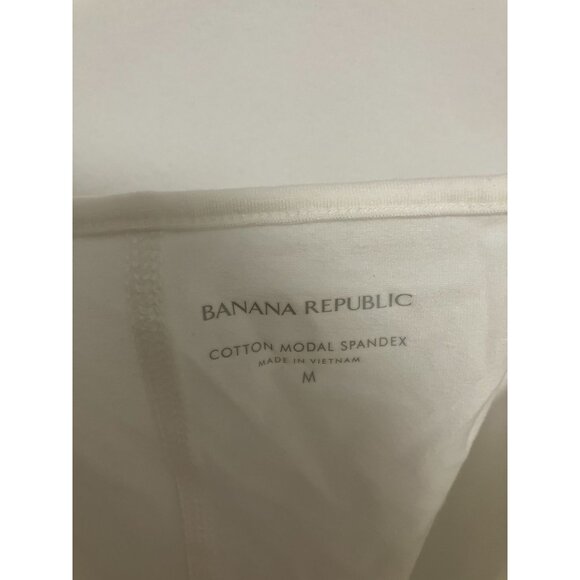 Banana Republic Women's Basic Spaghetti Strap Tank Top, White, Medium - Picture 3 of 3
